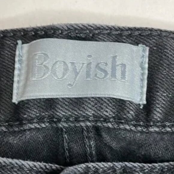Boyish by Her Emerson Black Jeans in Power of The Press Womens Size 29 - Picture 4 of 7